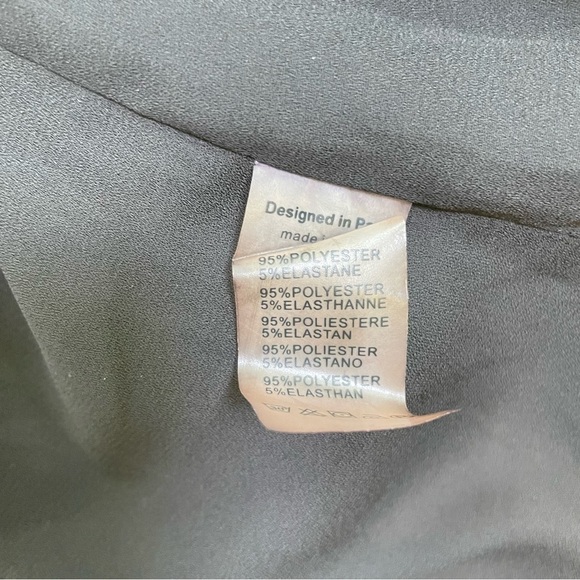 90s Y2K Whimsigoth sleeveless spaghetti strap v-neck velvet velour mini dress - Picture 12 of 12